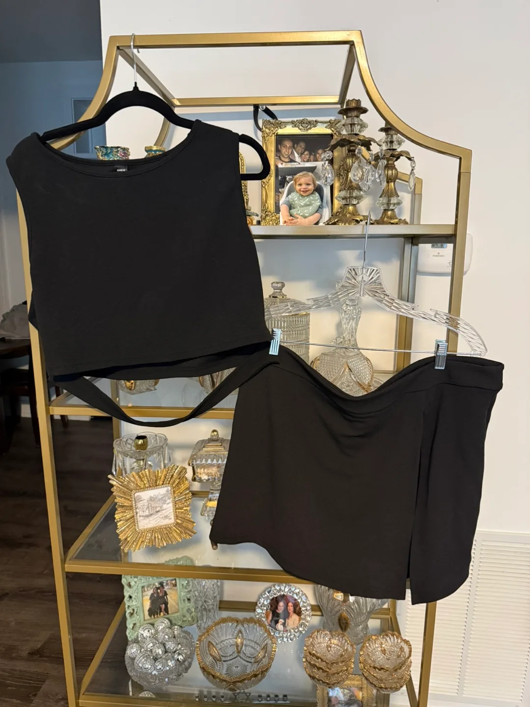 Shein Black Two-Piece Set thumbnail