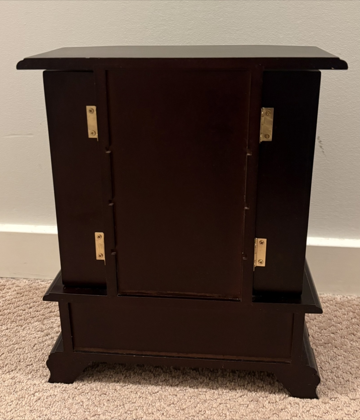 Dark Brown Wooden Jewelry Armoire - photo 5