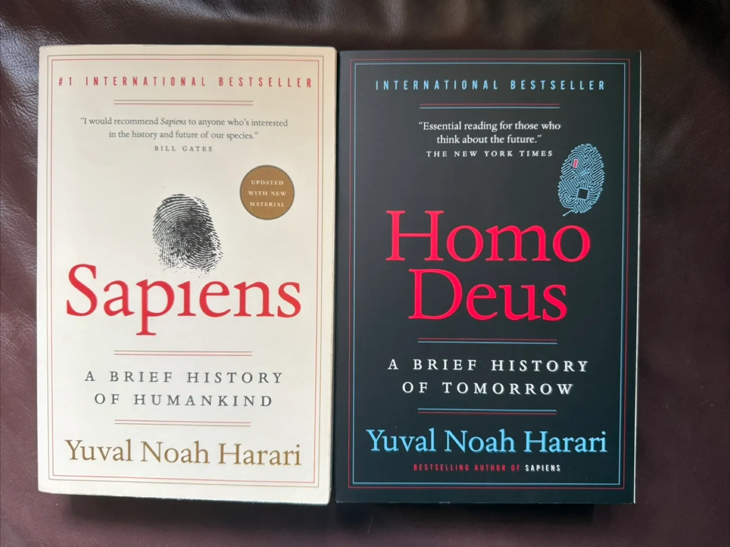 SAPIENS + HOMO DEUS BOX SET (Yuval Noah Harari) thumbnail