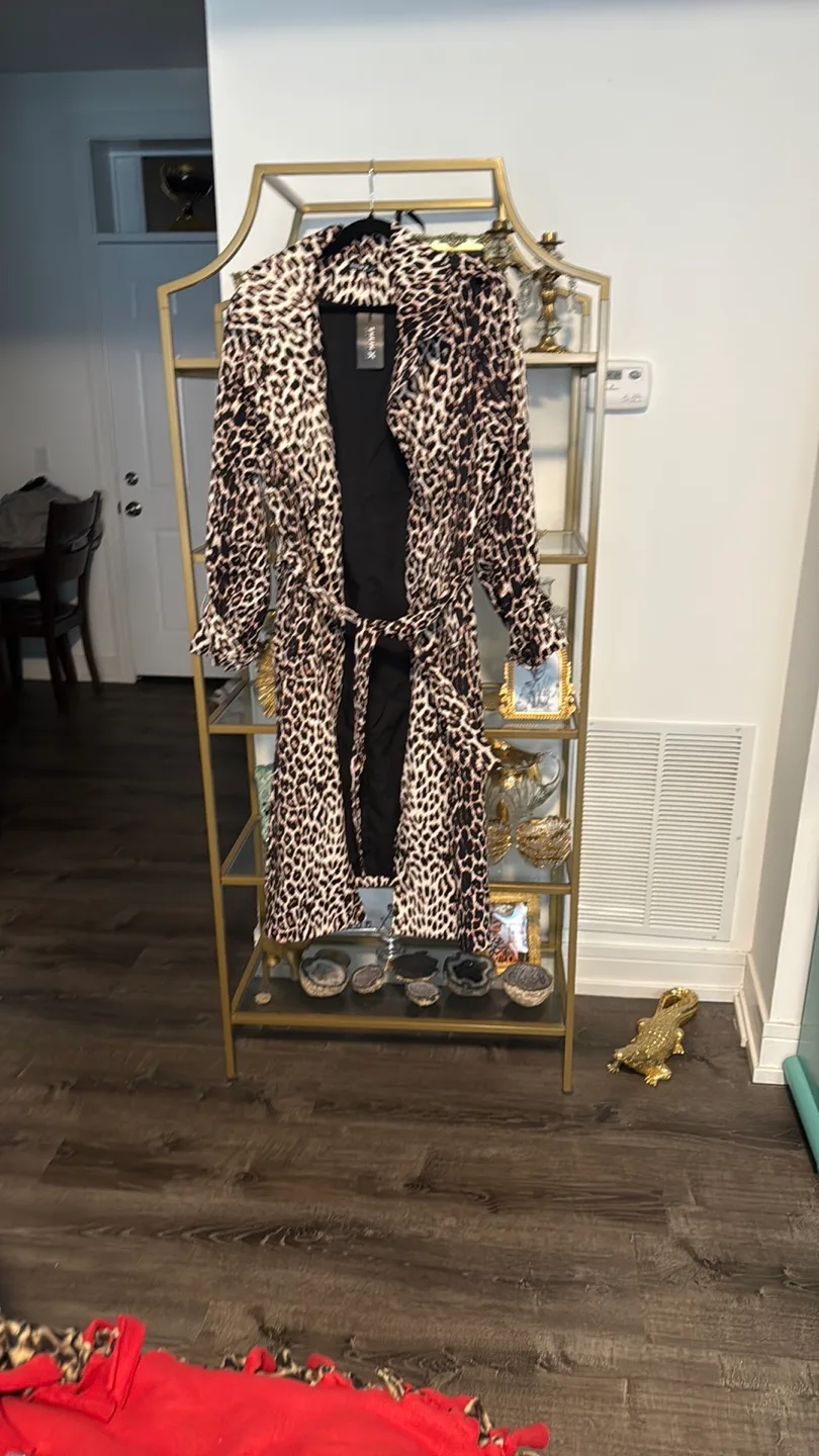 Leopard Trench Coat thumbnail