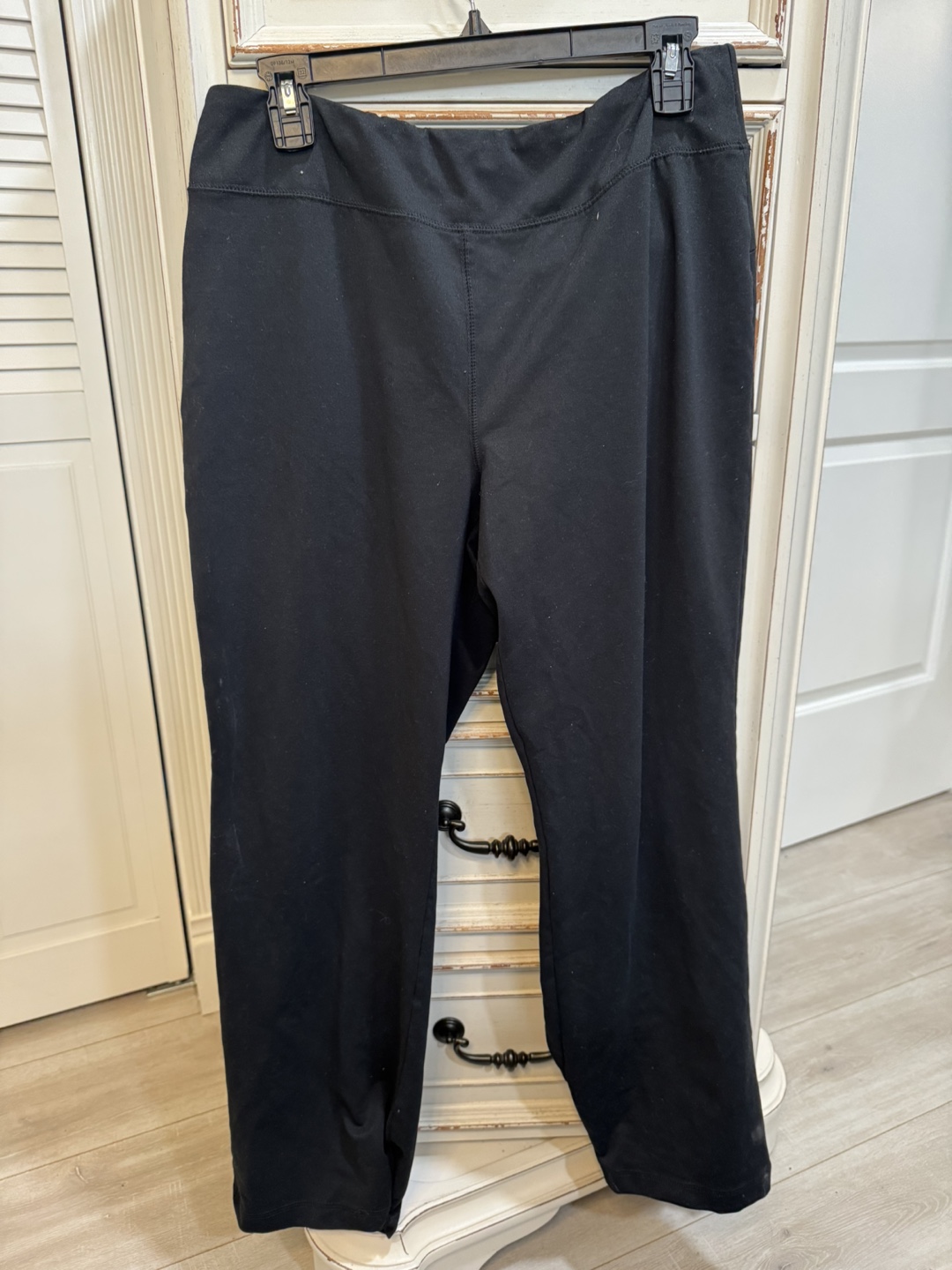 Women Active Flare Black Pants