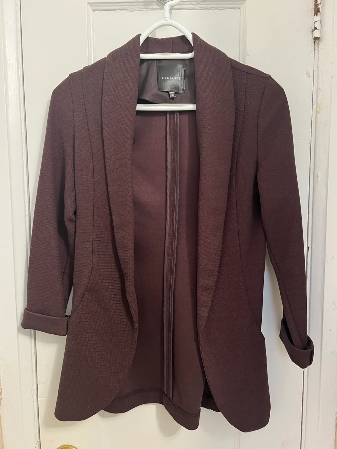 Dynamite Blazer - Size XS Burgundy thumbnail