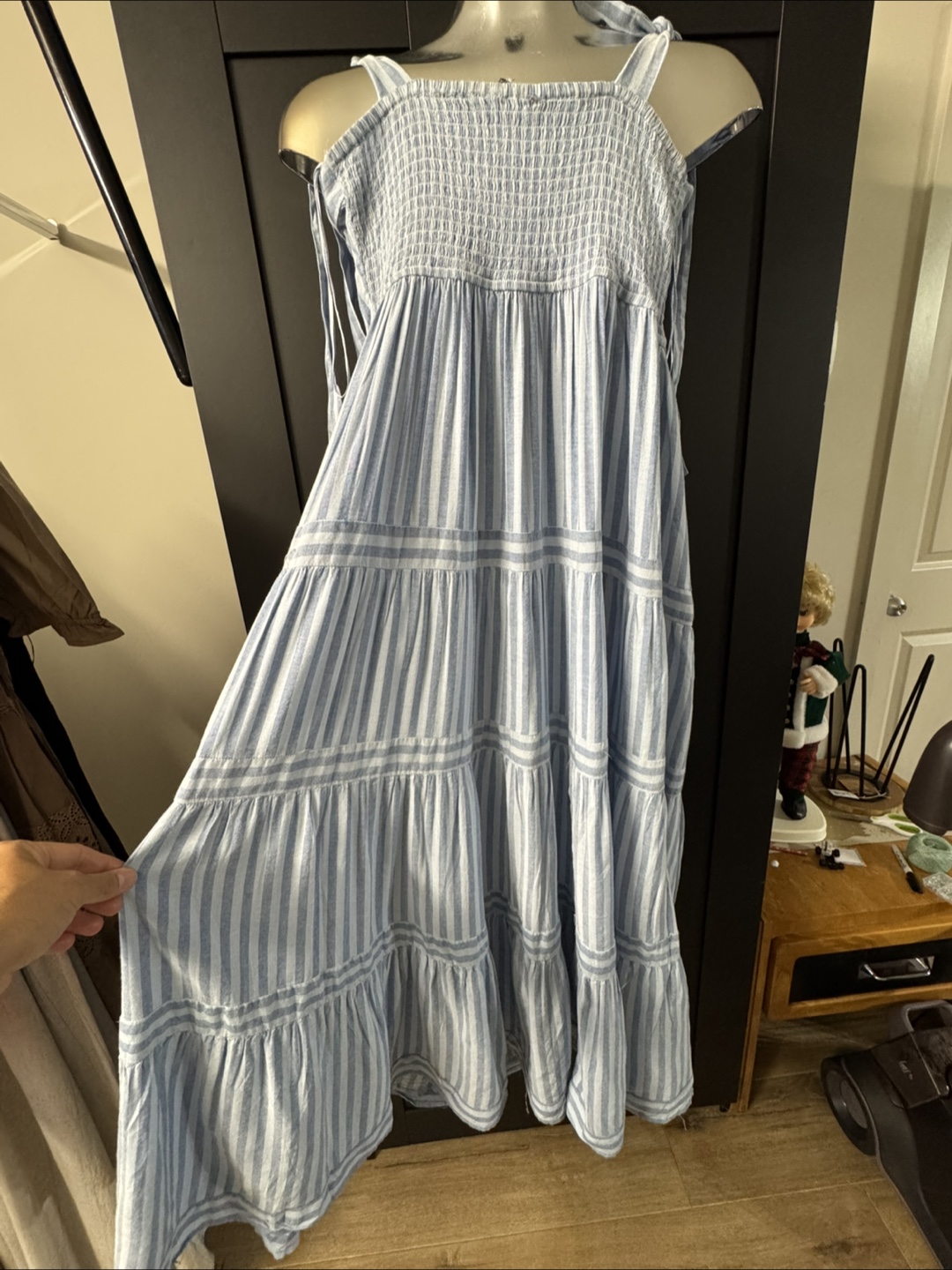 True Craft Blue Striped Sundress - photo 3