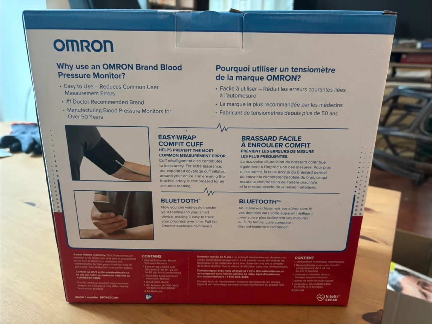 OMRON Blood Pressure Monitor with Bluetooth ($100 from Costco) image indicator(2)