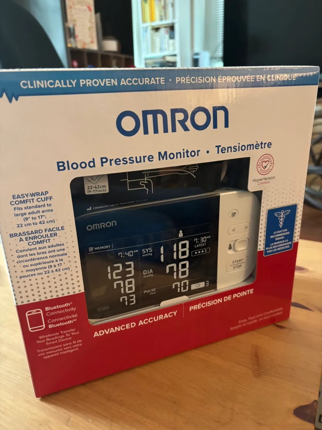 OMRON Blood Pressure Monitor with Bluetooth ($100 from Costco) image indicator(5)