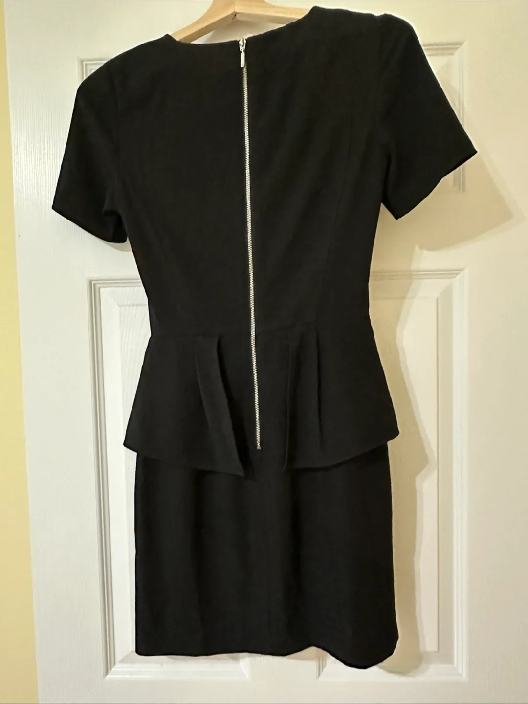 Black Peplum Dress - Size 0 image indicator(3)