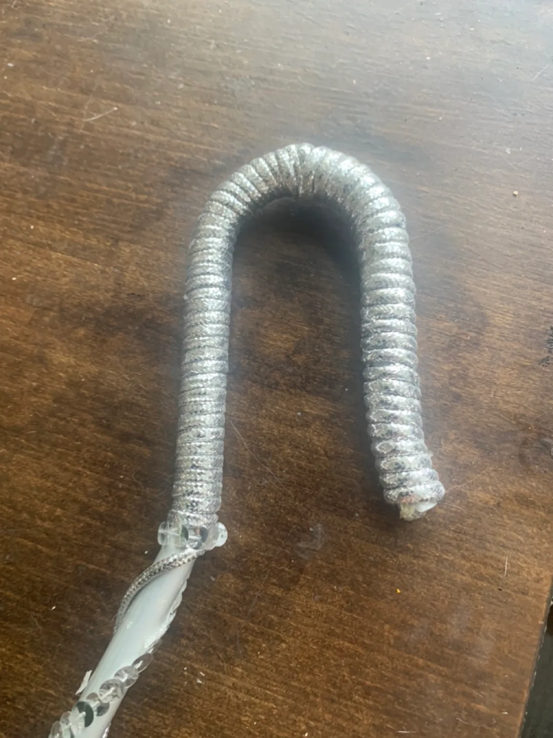 Silver Decorative shiny Cane for dance performance image indicator(3)