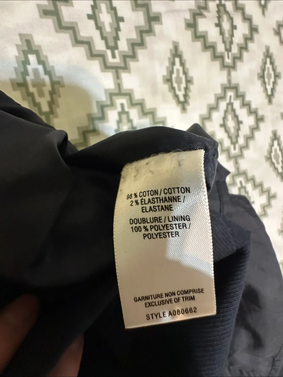 Navy Blue structured Dress - size 0 image indicator(4)