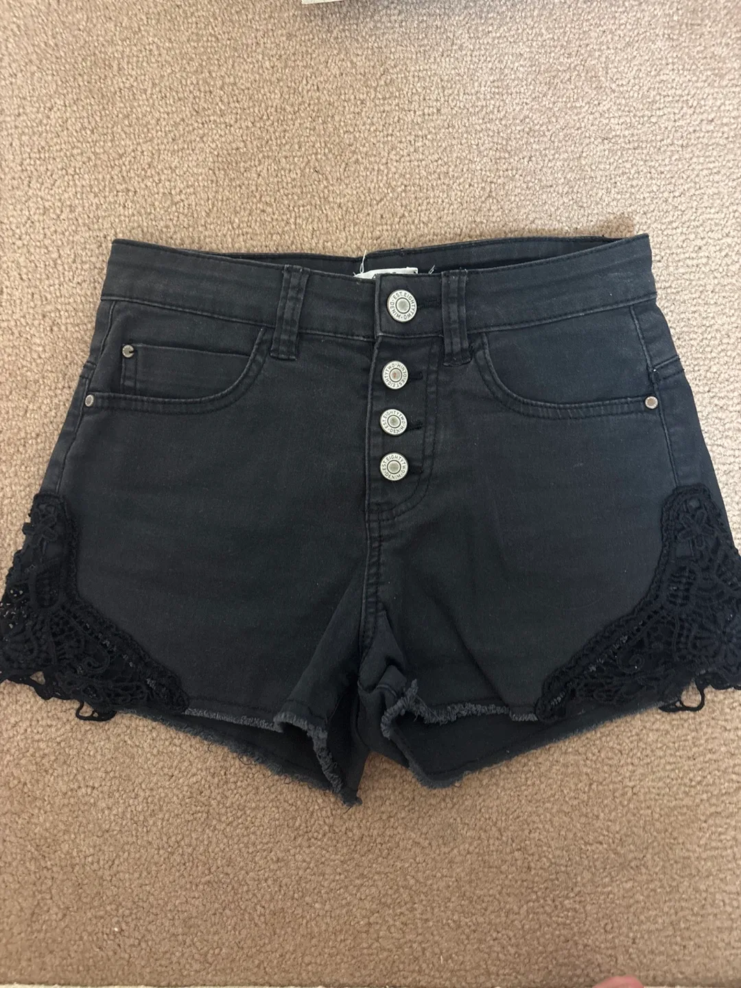 Ardene Lace Trim Shorts - XS image indicator(3)