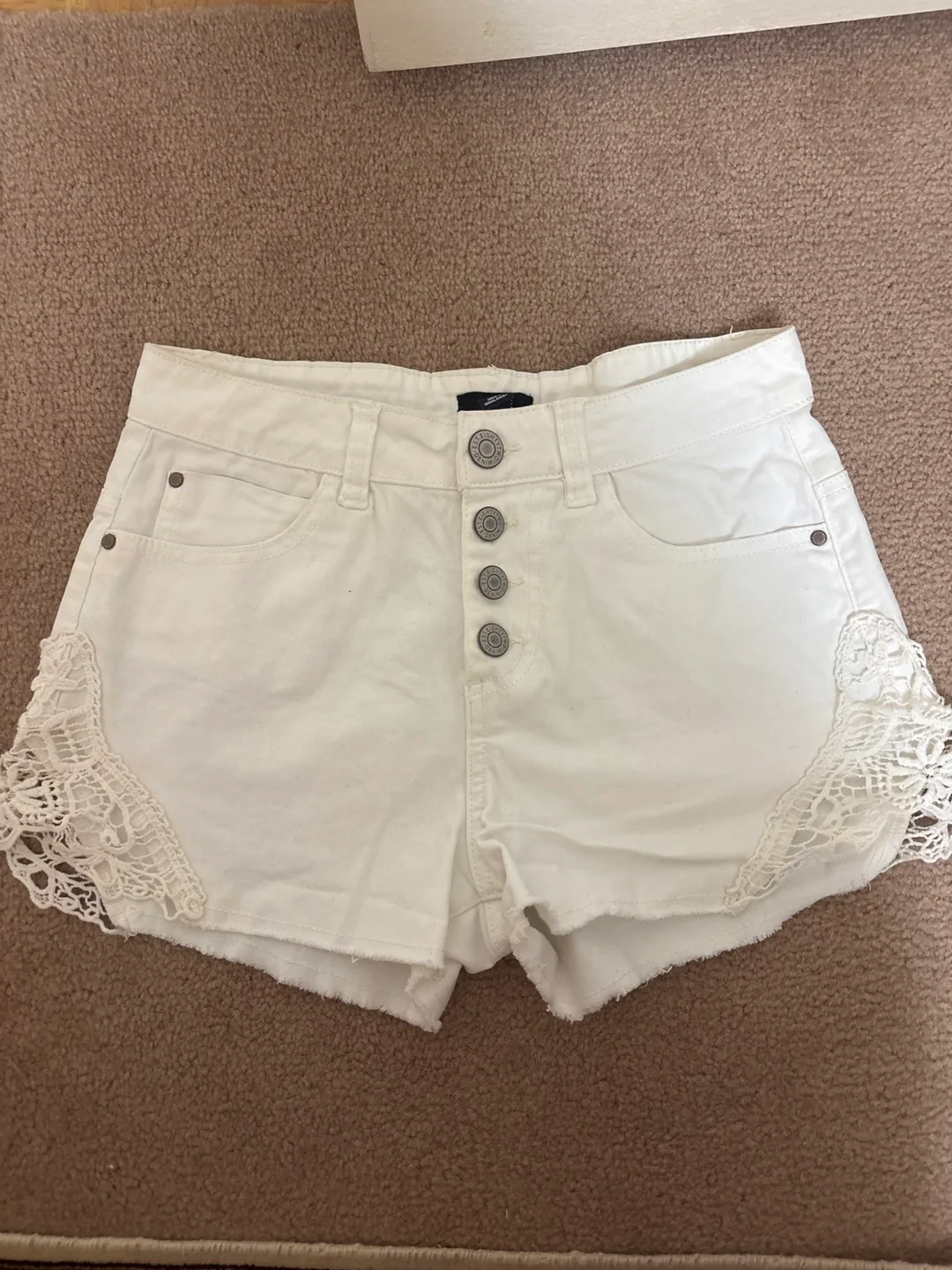 Ardene Lace Trim Shorts - XS image indicator(4)