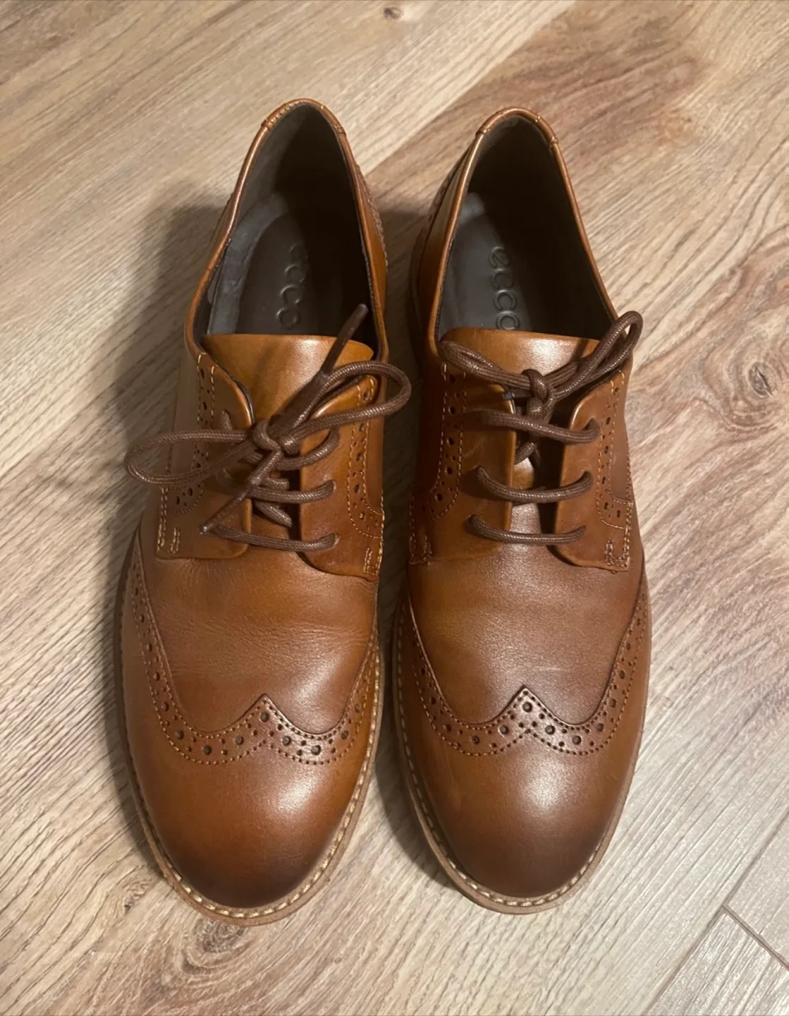 Ecco Sartorelle 25 Tailored Tie Oxford Shoes Size 7-7.5 image indicator(3)