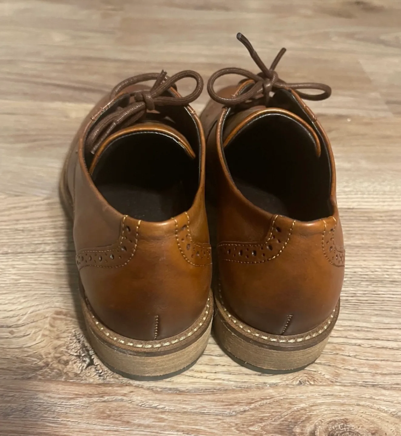 Ecco Sartorelle 25 Tailored Tie Oxford Shoes Size 7-7.5 image indicator(5)