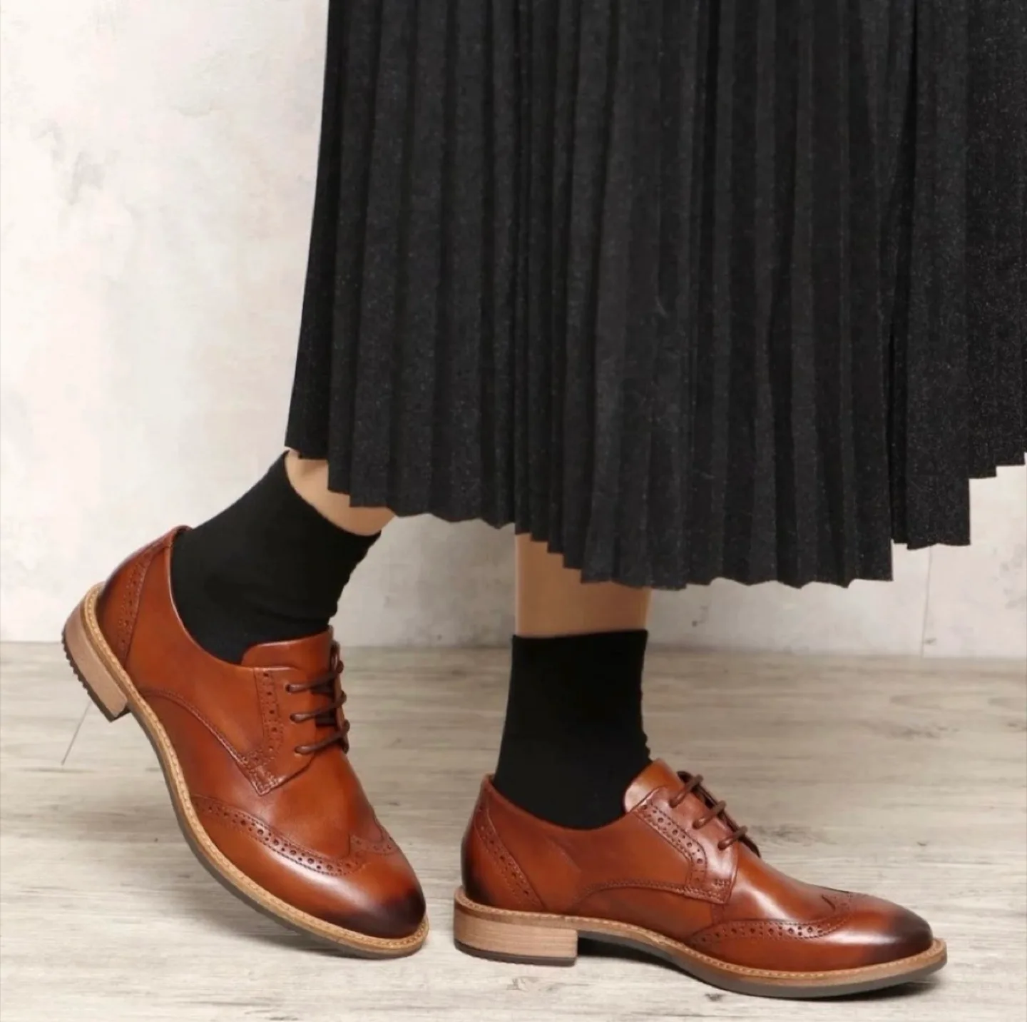 Ecco Sartorelle 25 Tailored Tie Oxford Shoes Size 7-7.5 thumbnail