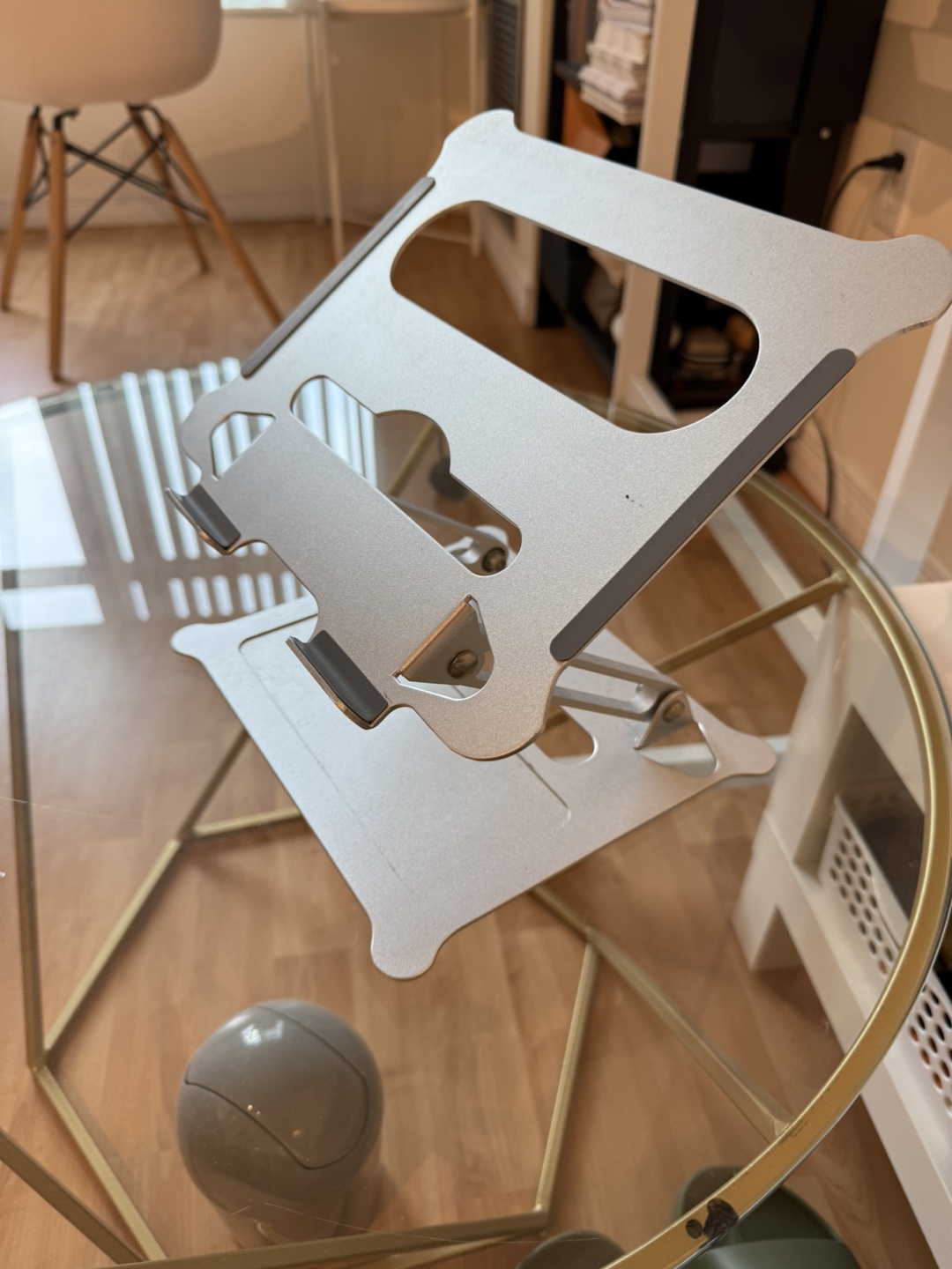 Silver Laptop Stand