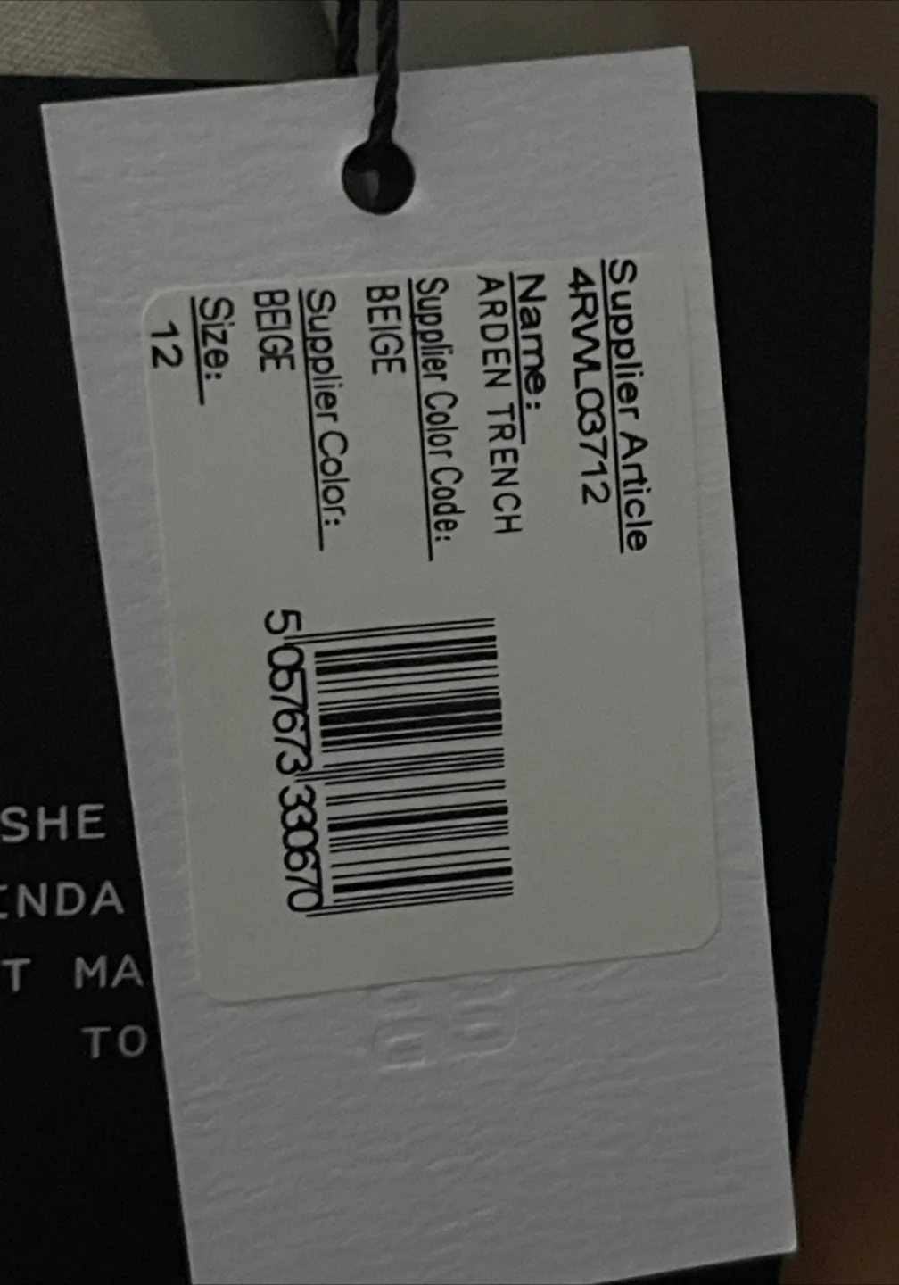 Nordstrom 4th & Reckless Arden Sleeveless Trench Vest size 8-10 image indicator(8)