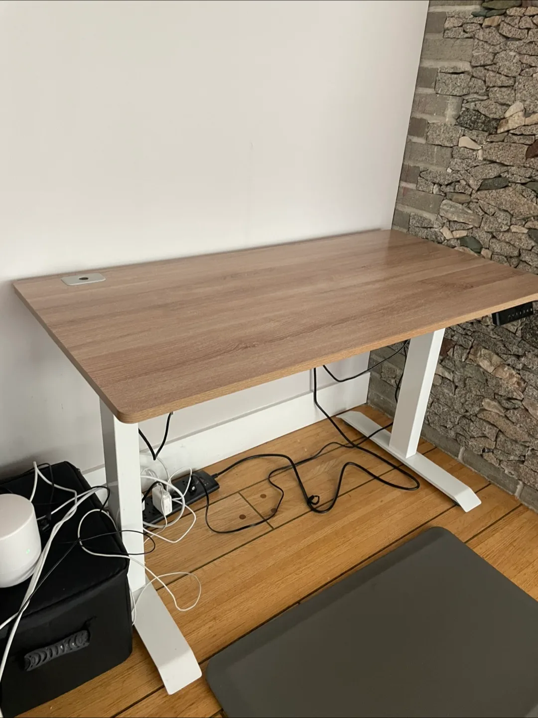 Adjustable Office Standing Desk with Memory Foam Standing Pad image indicator(5)