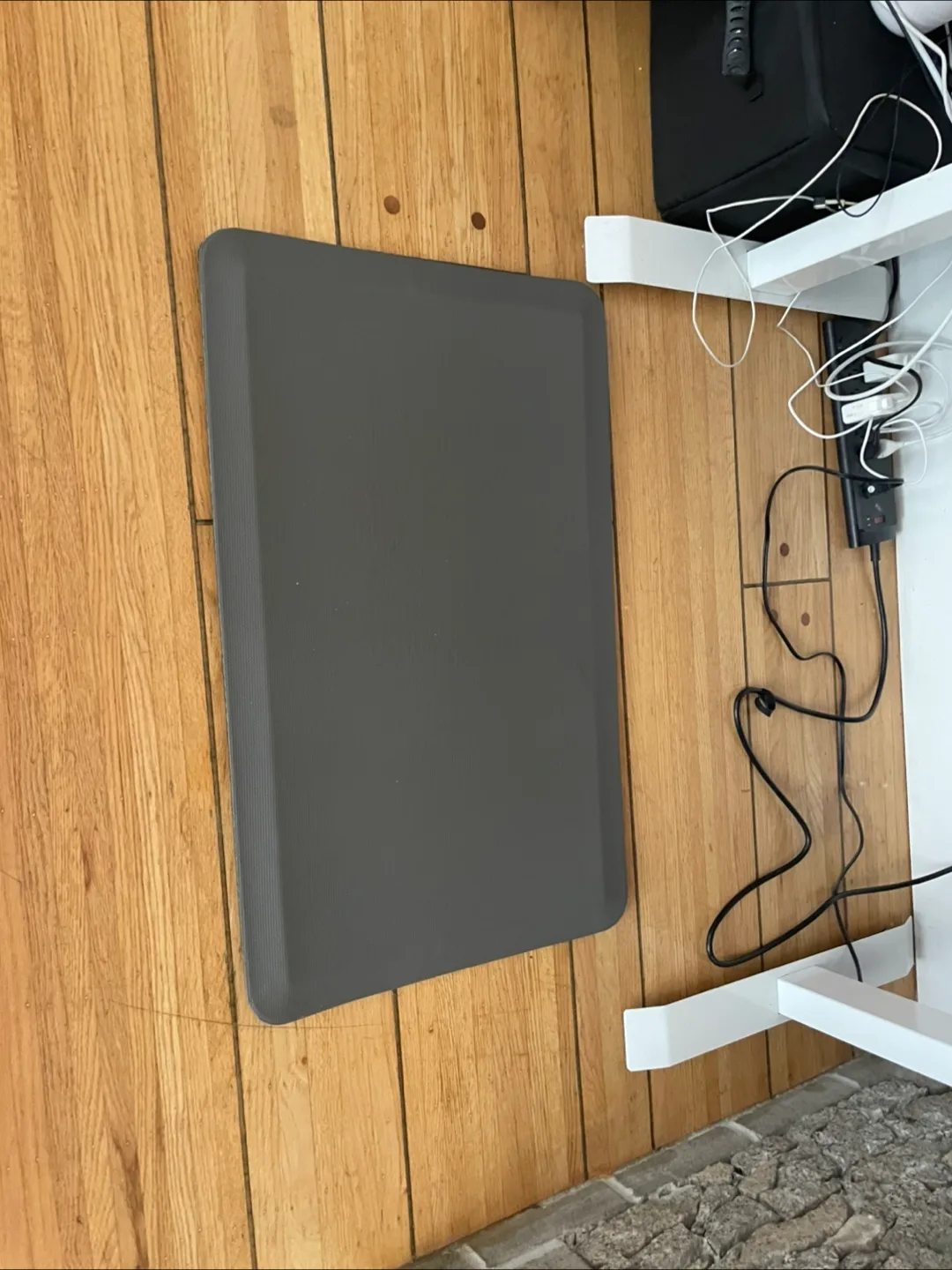 Adjustable Office Standing Desk with Memory Foam Standing Pad image indicator(6)