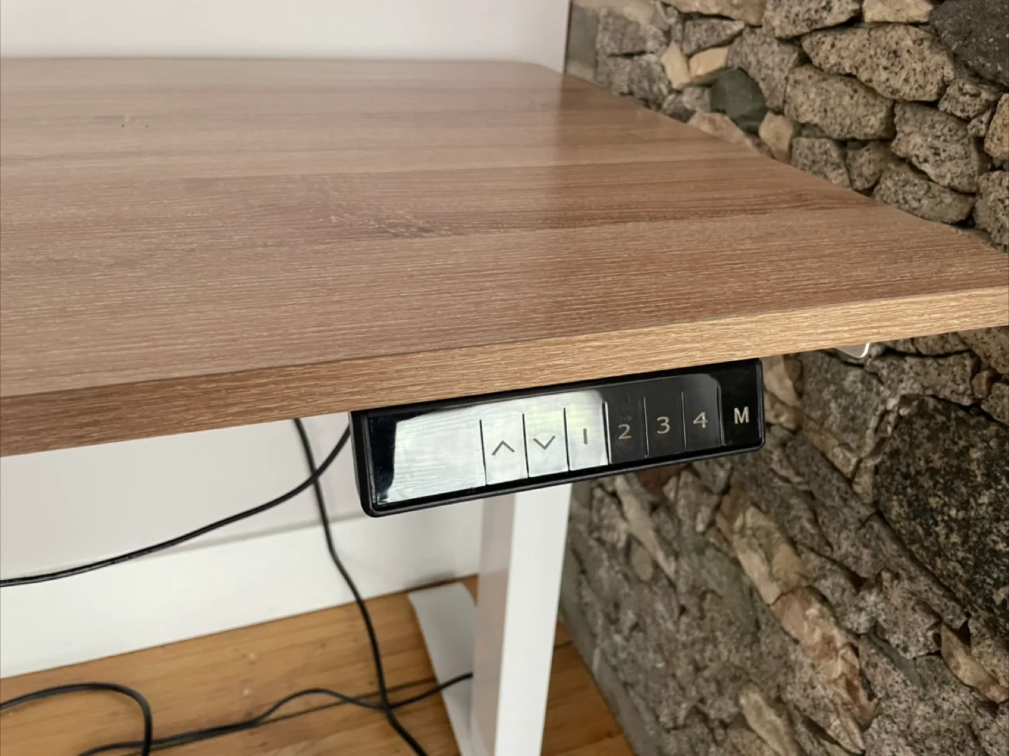 Adjustable Office Standing Desk with Memory Foam Standing Pad image indicator(9)