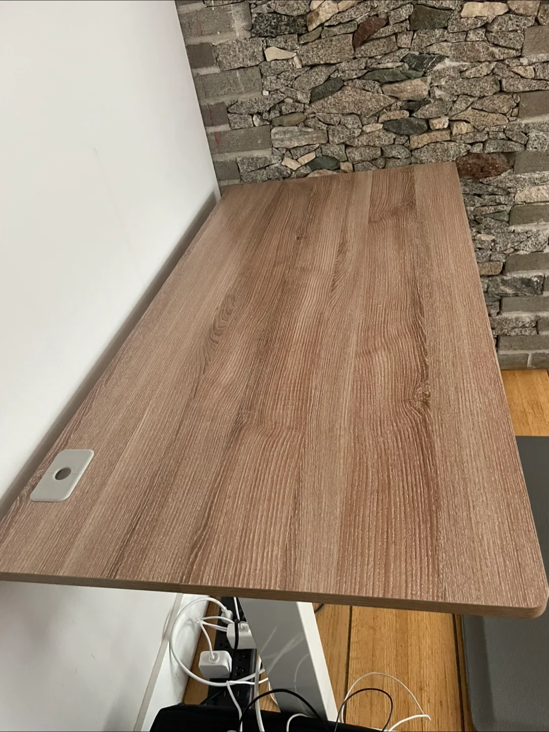 Adjustable Office Standing Desk with Memory Foam Standing Pad image indicator(4)