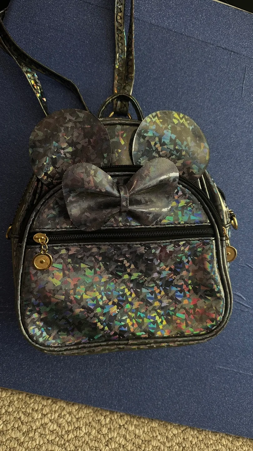 Disney Iridescent Backpack with Bow thumbnail