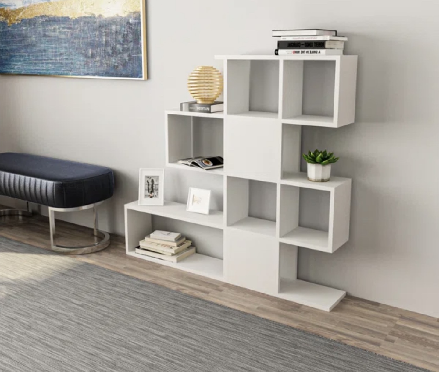 Geometric Bookshelf - photo 3