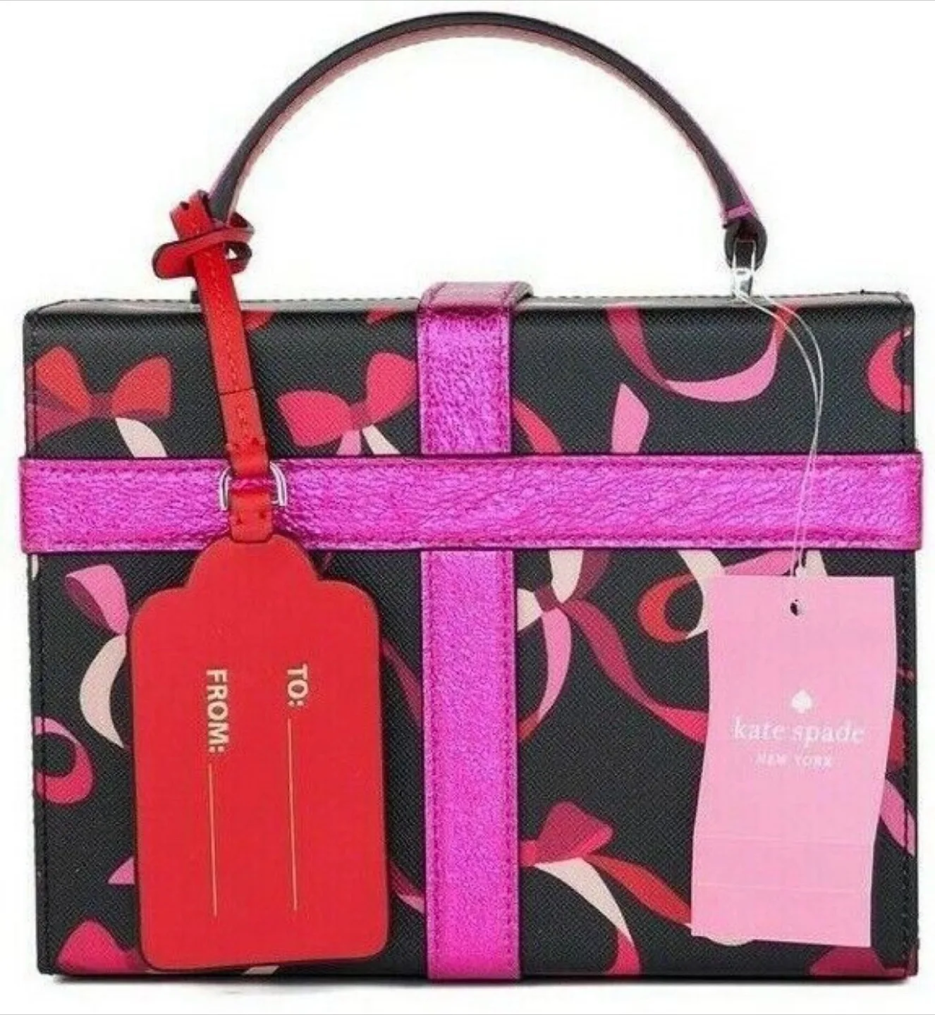 Kate Spade New York Wrapping Party Gift Box Crossbody Bag image indicator(4)