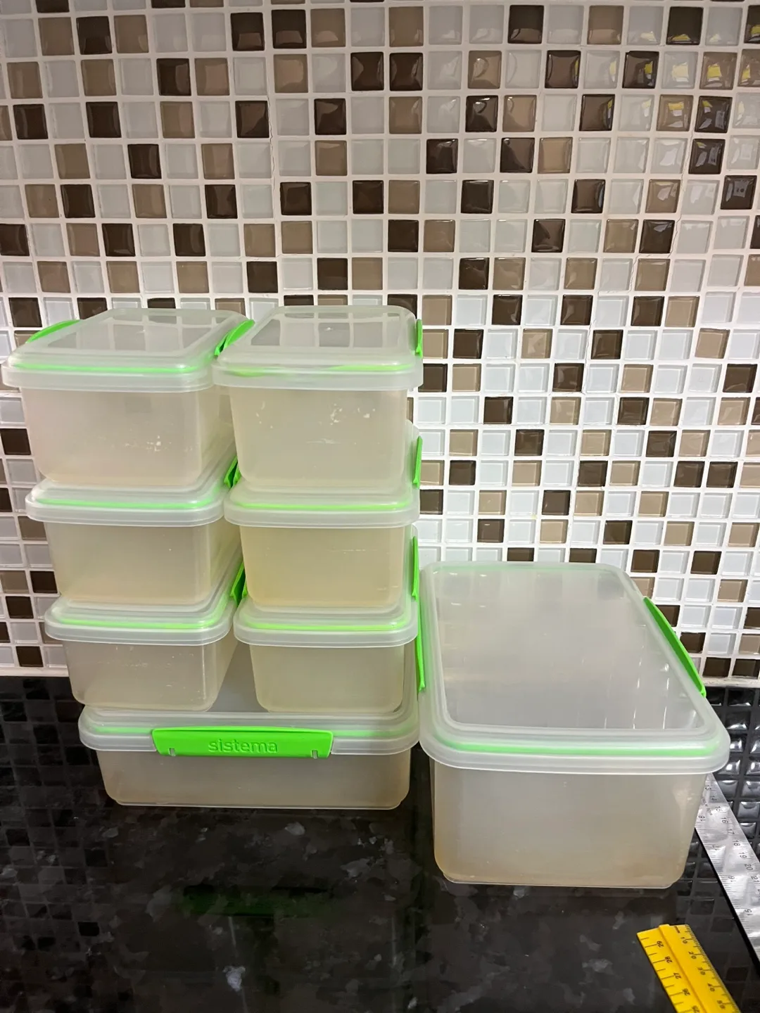 🚚 Moving Sale 🚚Sistema Food Storage Containers - Bundle image indicator(8)