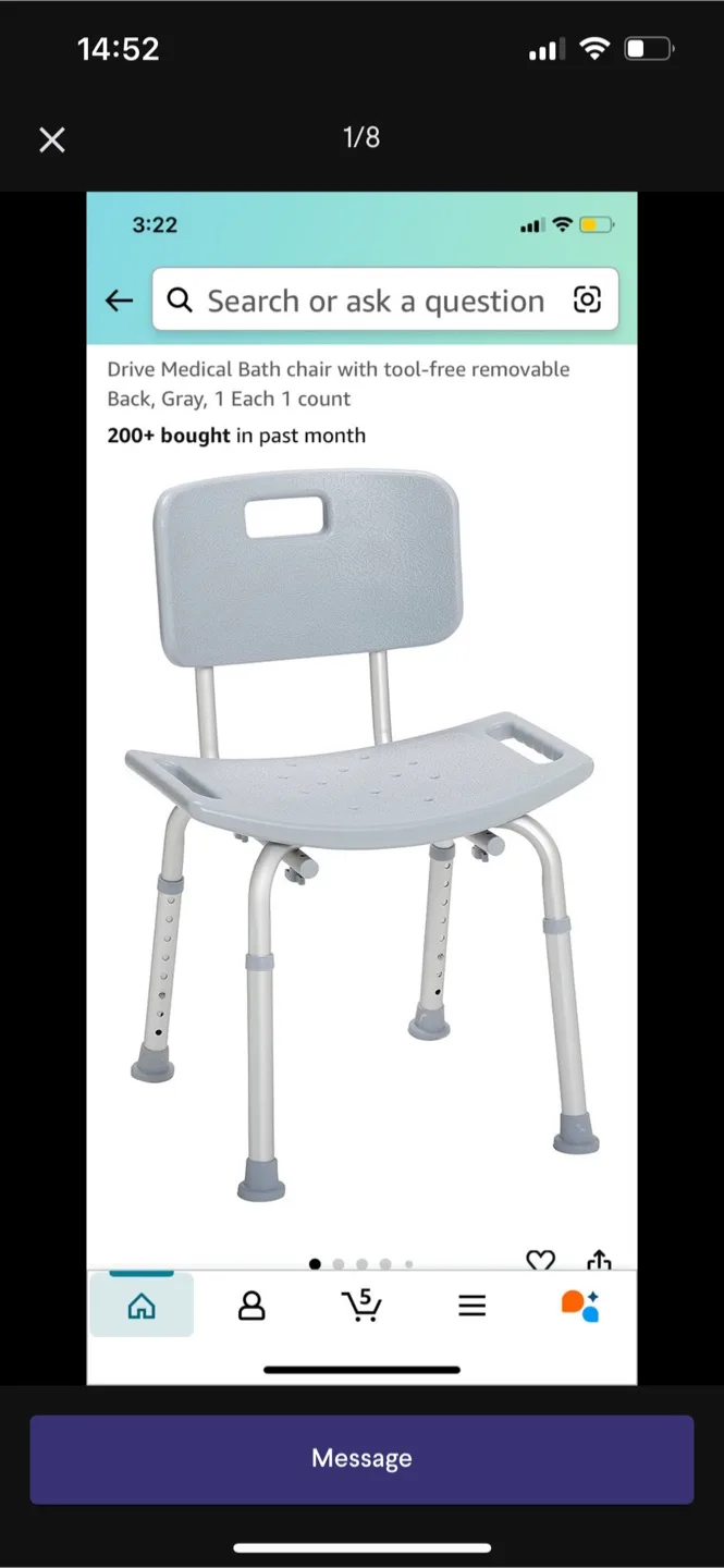 🇨🇦 Drive Medical Bath Chair, Gray image indicator(4)