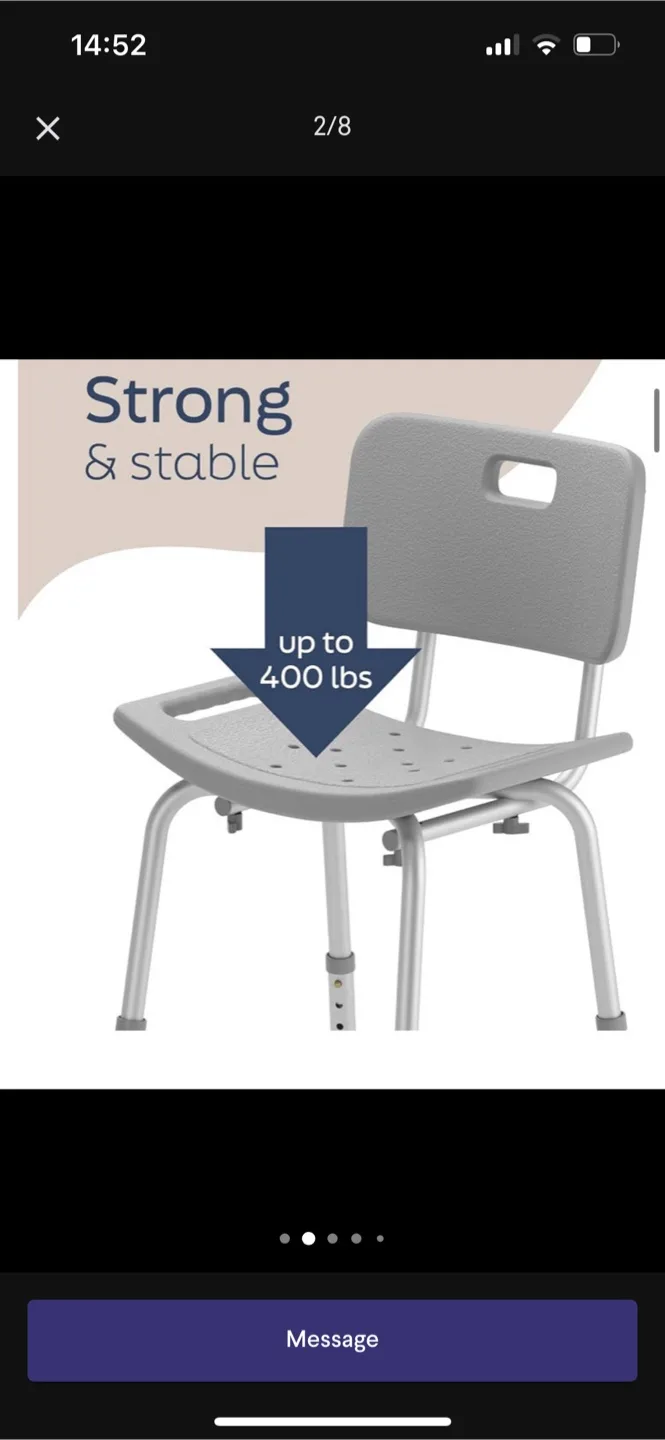 🇨🇦 Drive Medical Bath Chair, Gray image indicator(5)