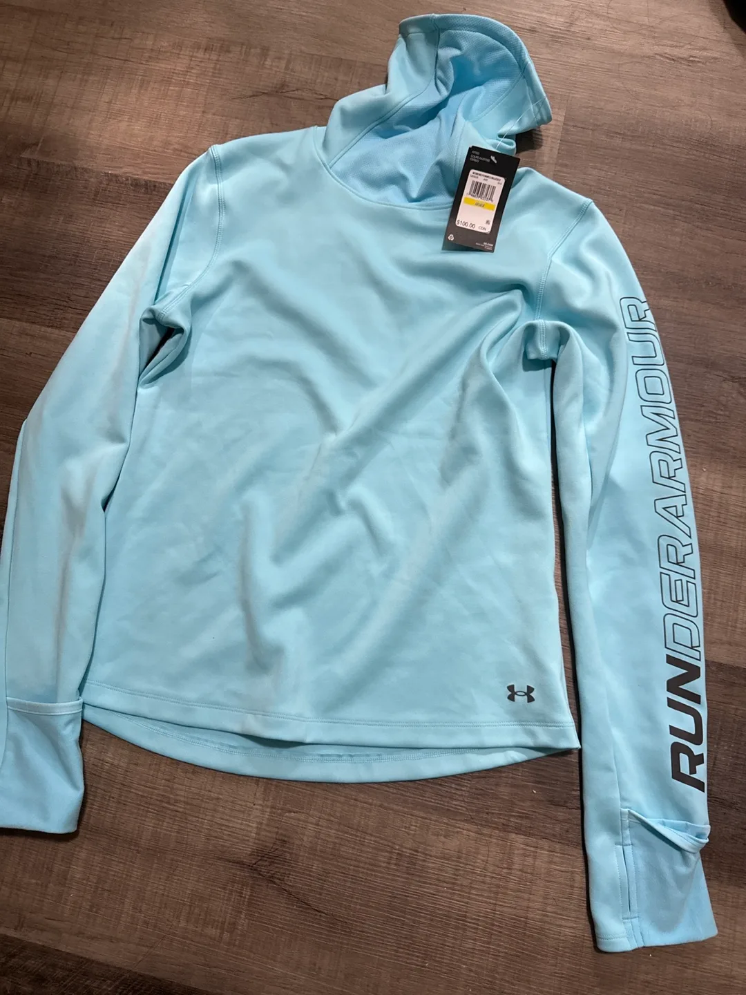 New Under Armour Women's Run Coldgear Hoodie thumbnail