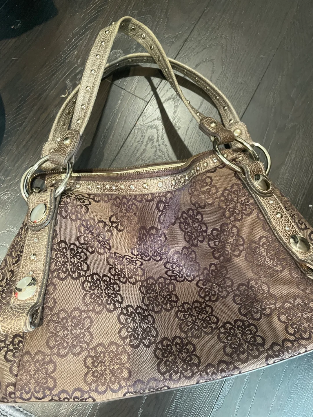 Kathy Van Zeeland Floral Purse thumbnail