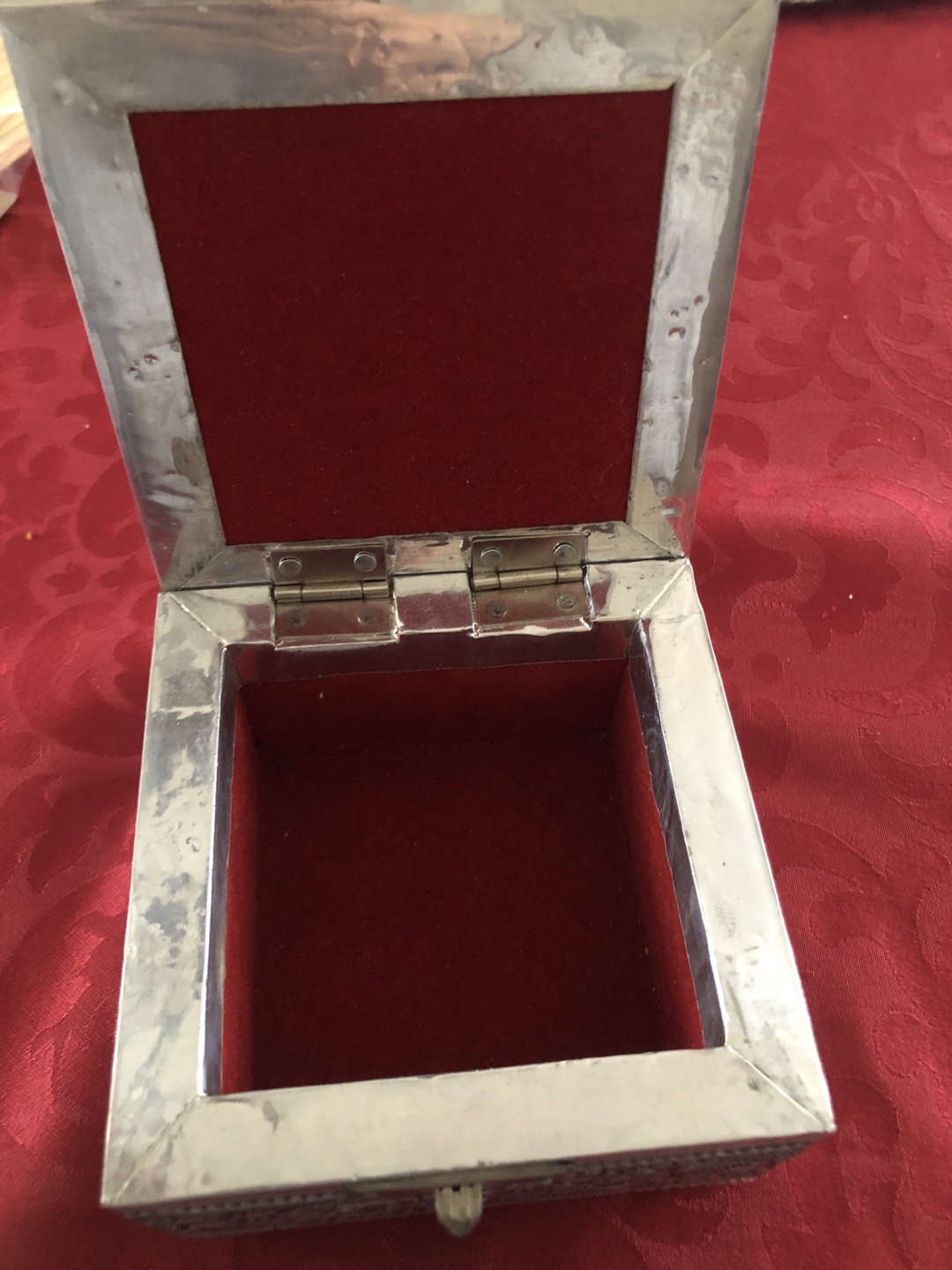 Silver Metal Decorative Box - photo 3