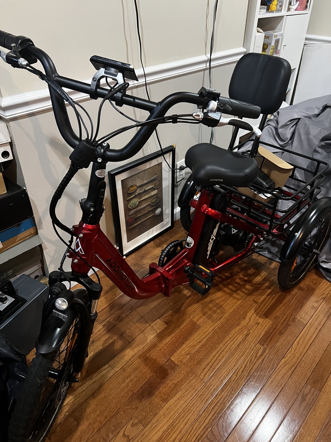 Addmotor Electric Trike Bike E310 - Red
