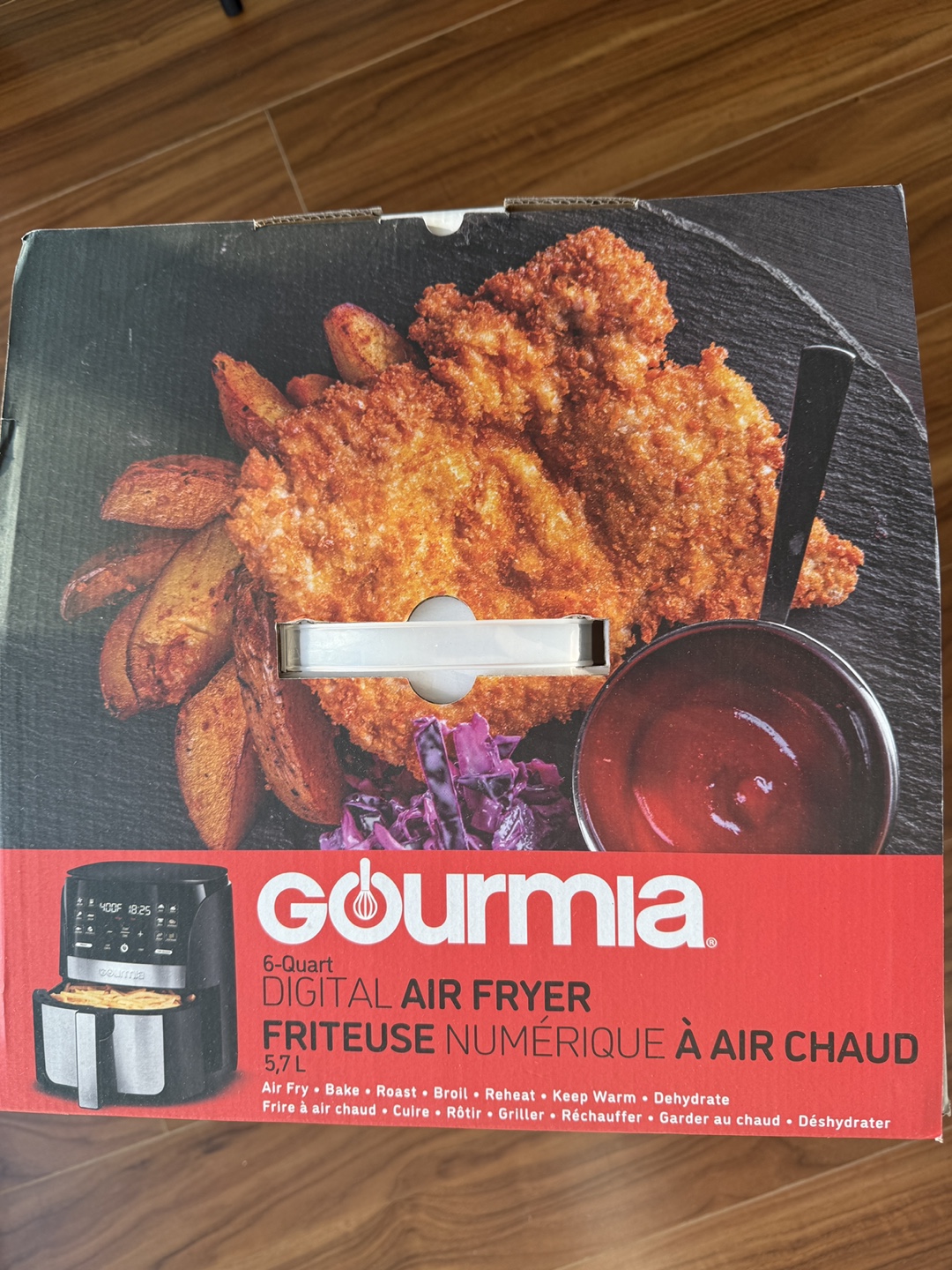 Gourmia 6-Quart Digital Air Fryer