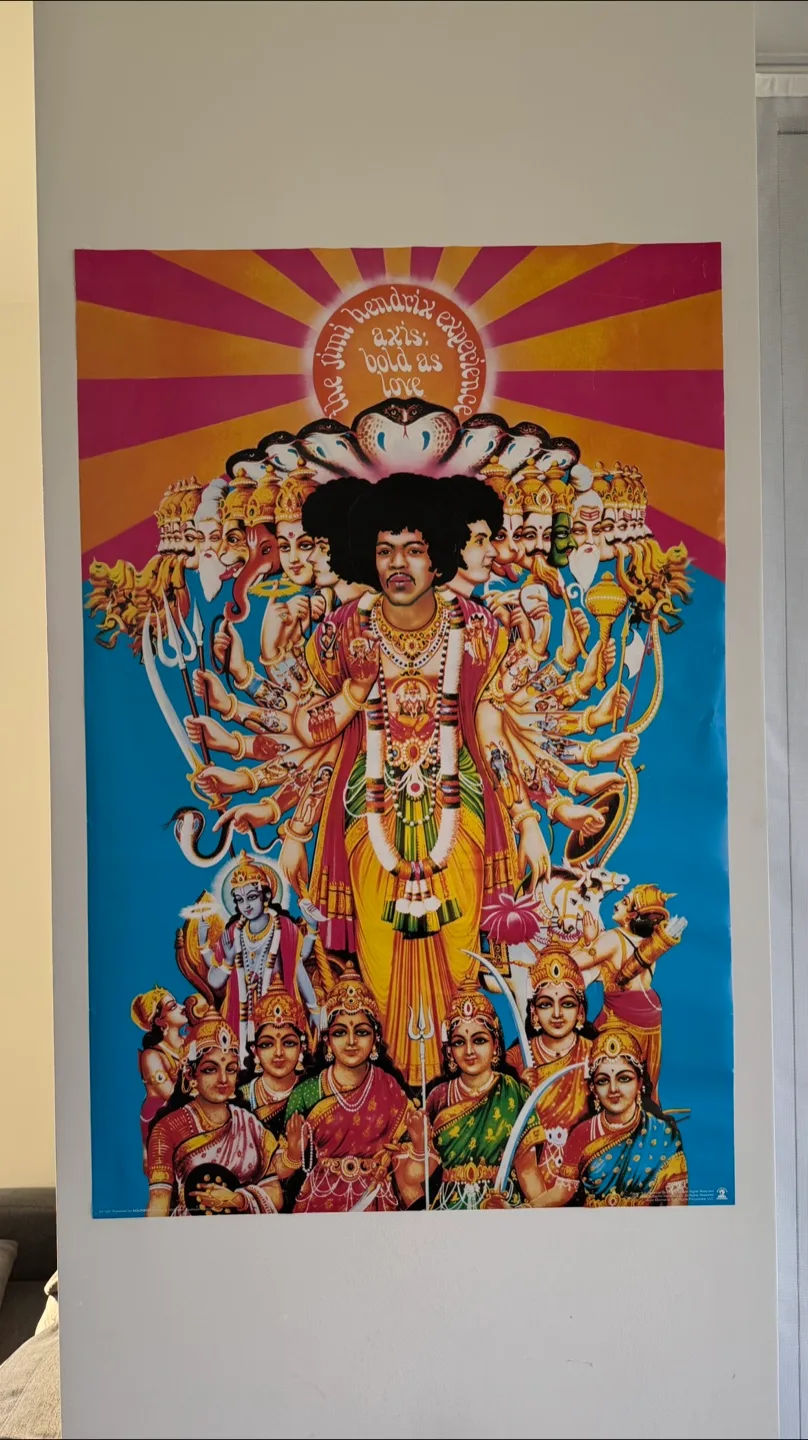 Jimi Hendrix 'Axis: Bold as Love' Poster thumbnail