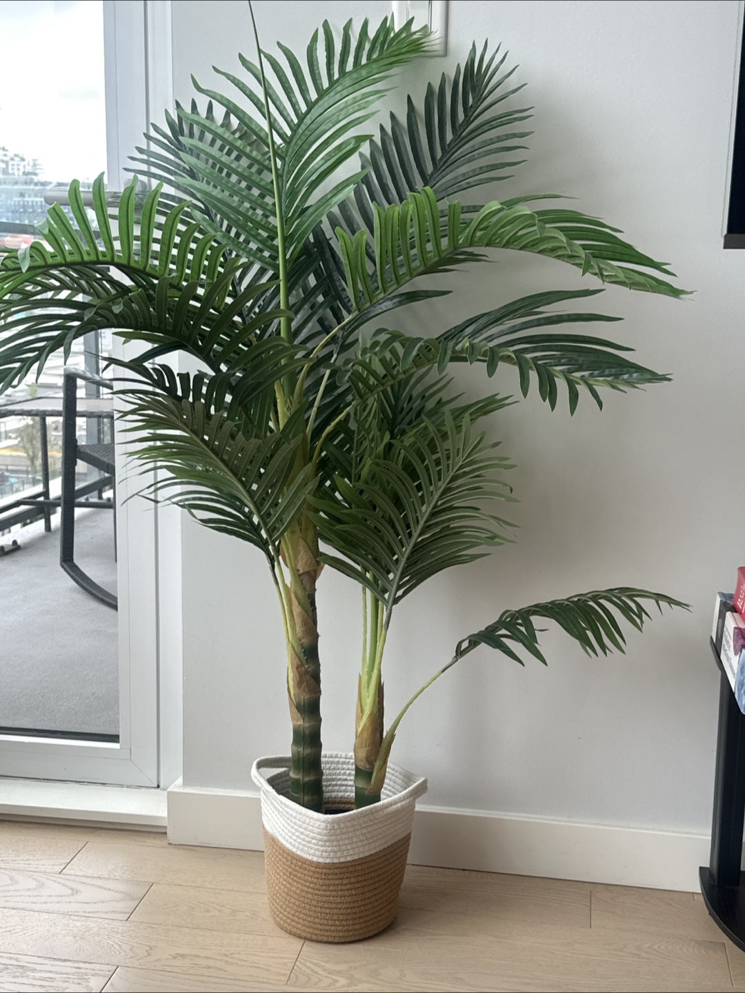 Faux Palm Tree in Basket