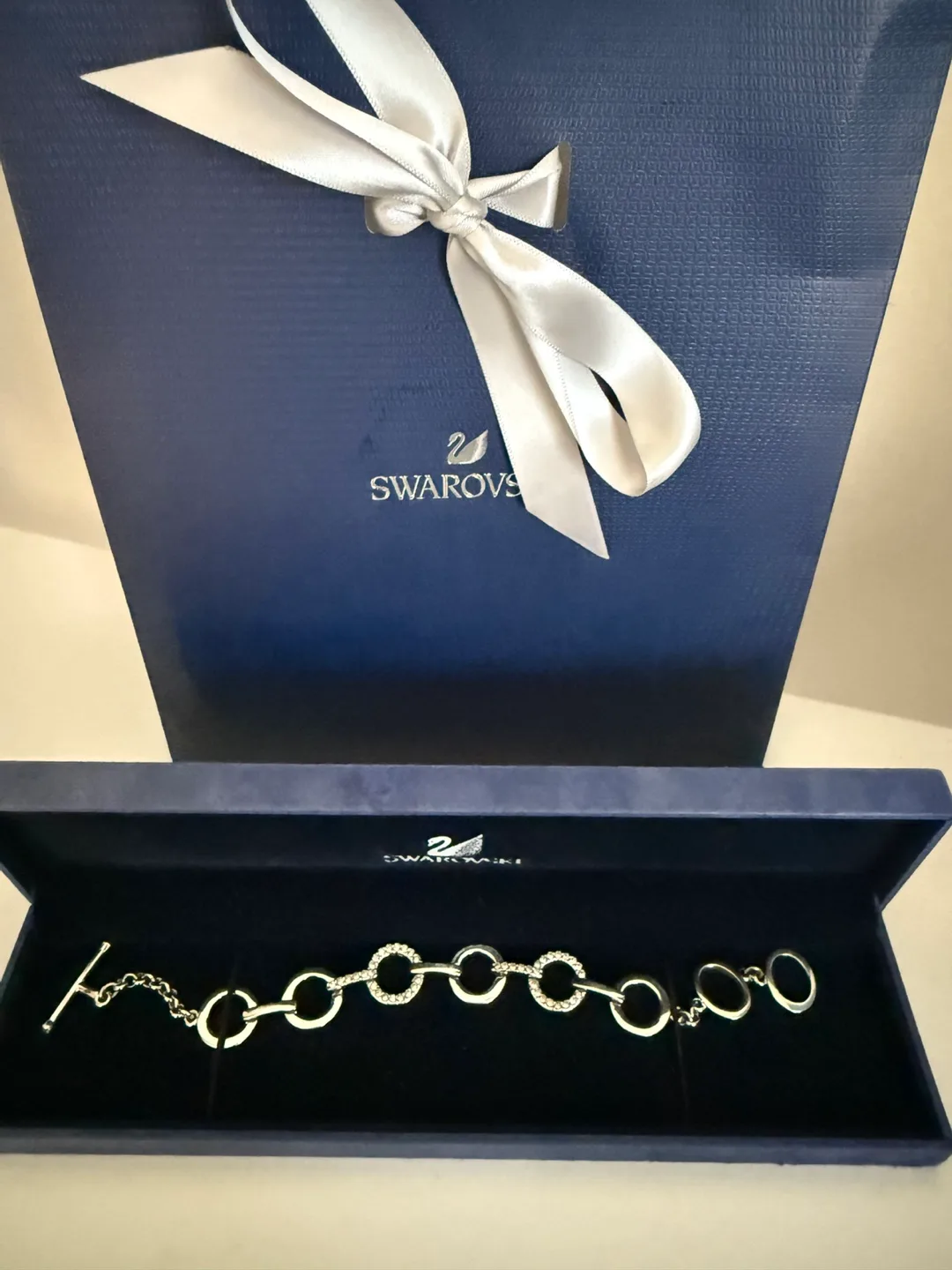 Swarovski Silver Bracelet with Box thumbnail