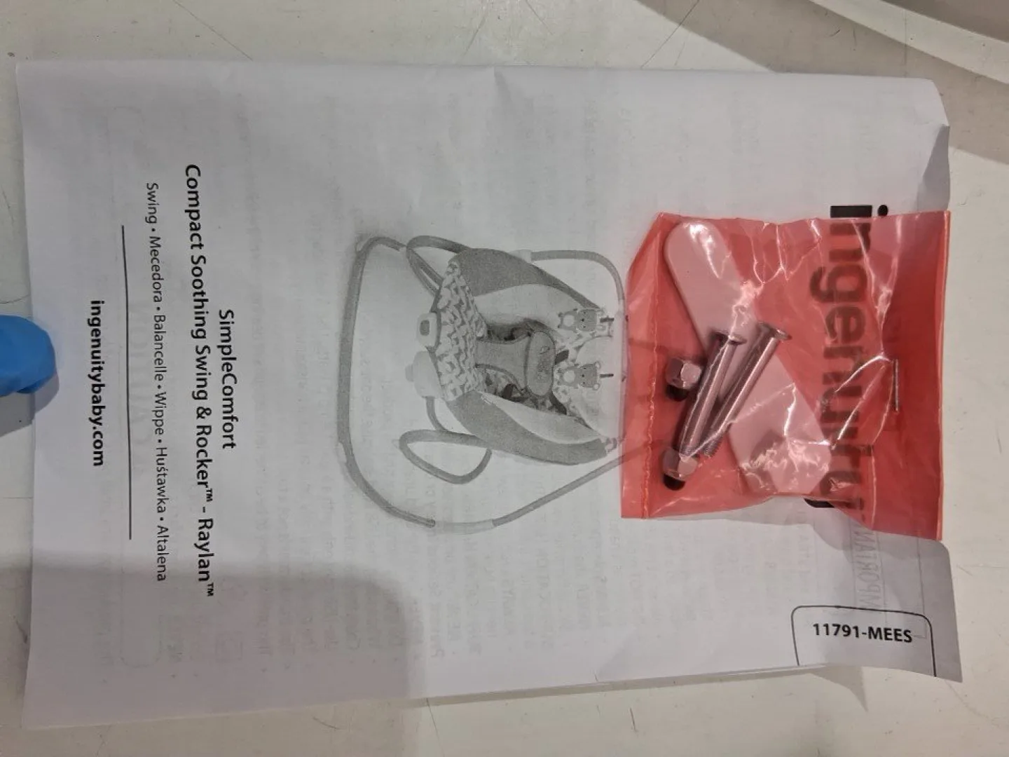 Ingenuity SimpleComfort Compact Soothing Swing & Rocker - Raylan image indicator(5)