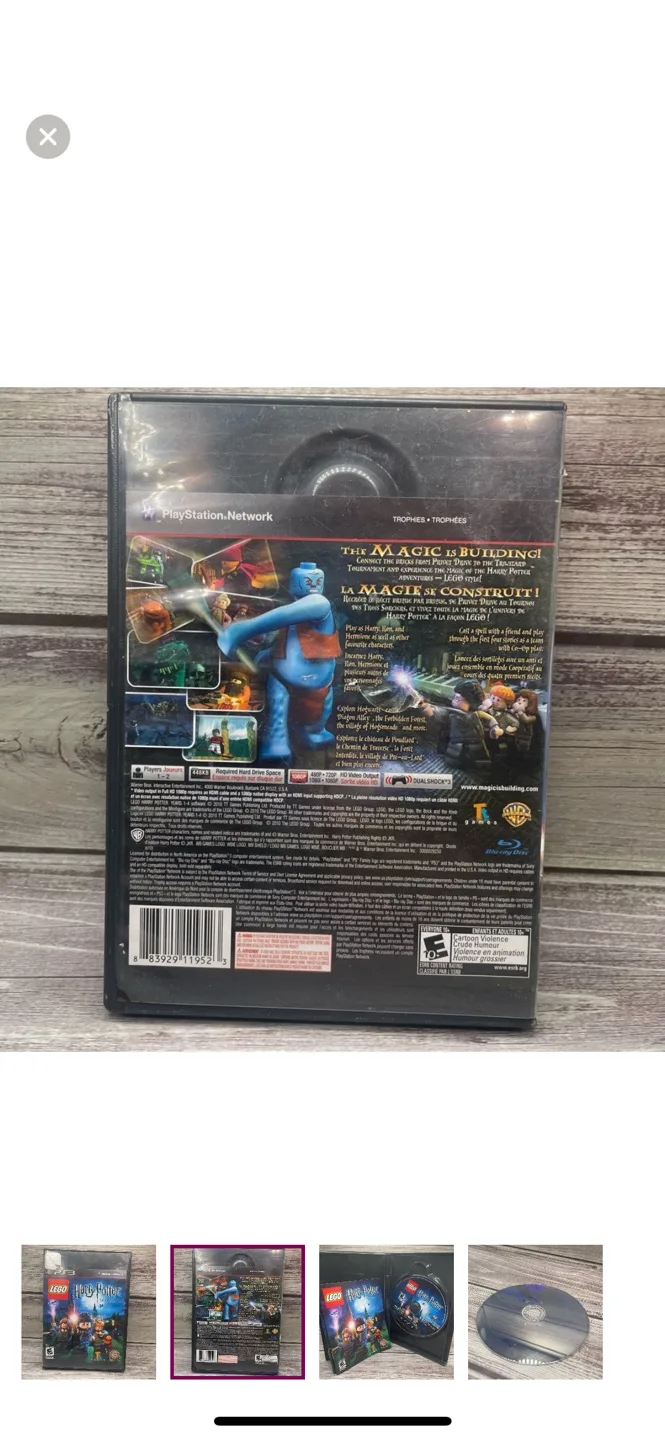 Harry Potter Lego PS3 Video Game image indicator(2)
