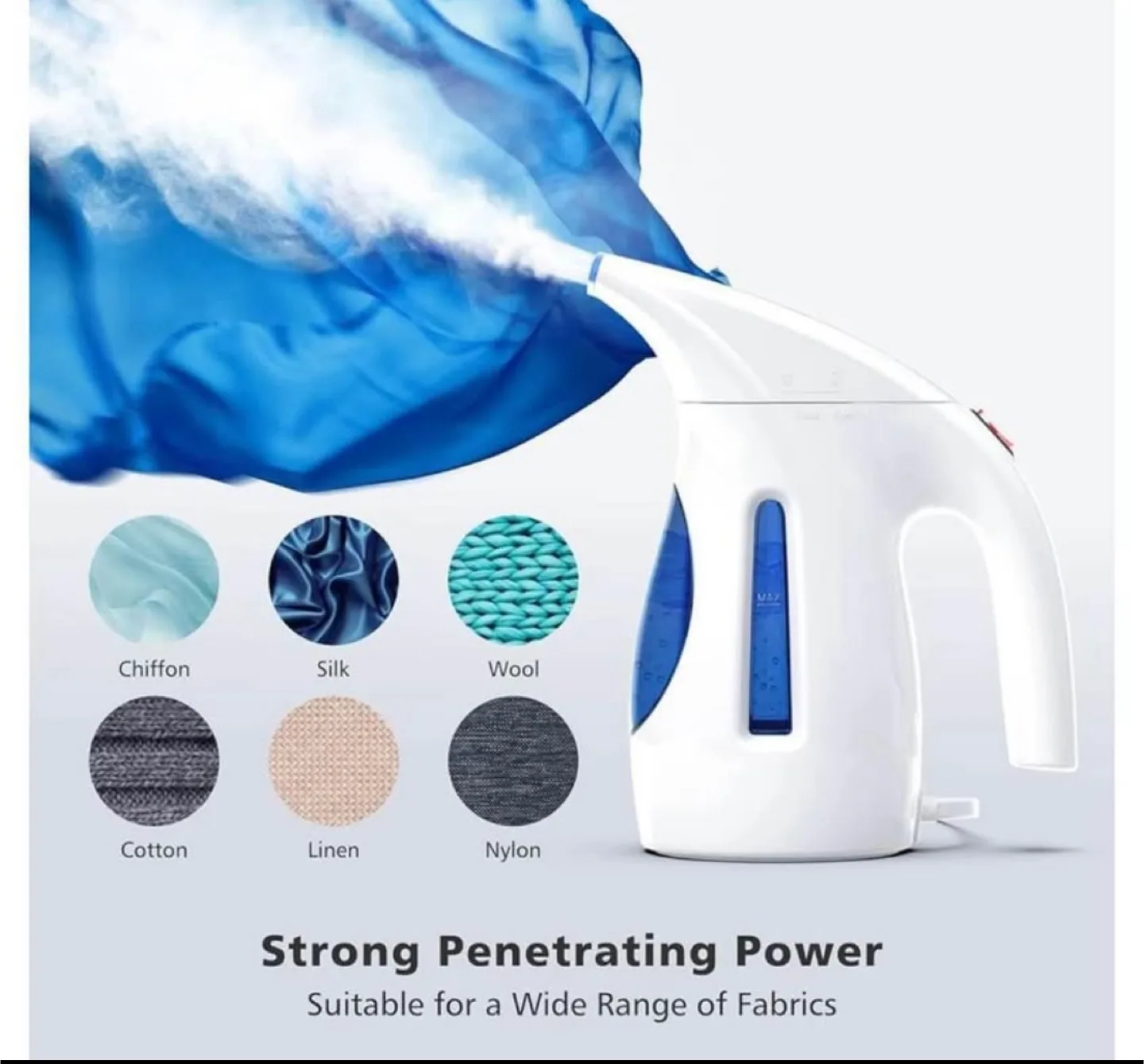 Handheld Clothes Steamer - 700W, 240ML Capacity image indicator(3)