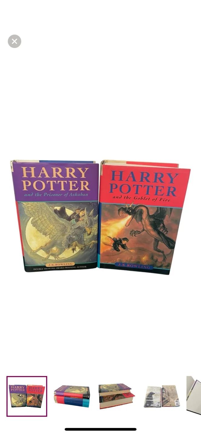 Harry Potter Hard Cover Books Set thumbnail