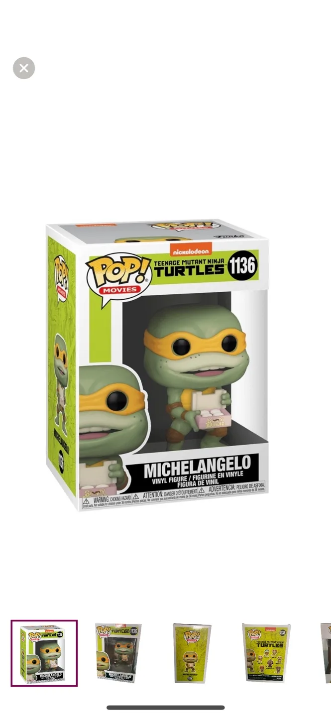 Michelangelo TMNT Funko Pop thumbnail