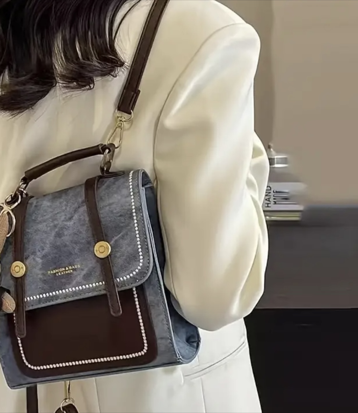 Fashion & Kraus Leather Handbag