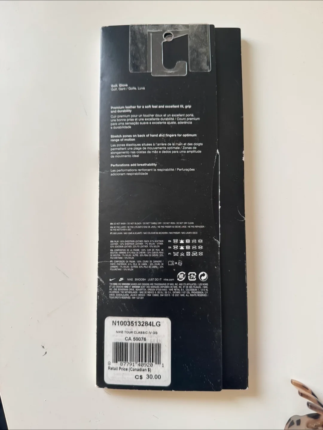 Nike Tour Classic Golf Glove, Right Hand image indicator(3)