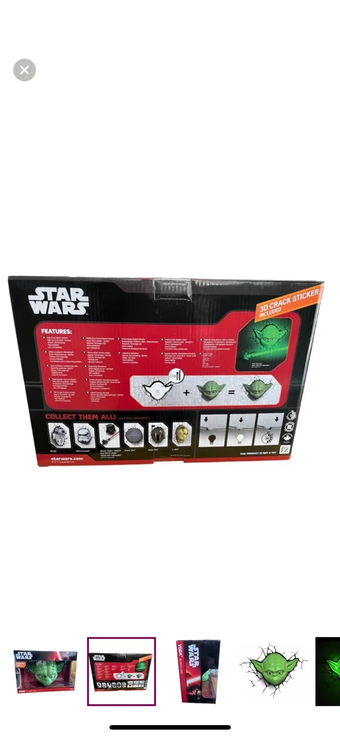 NWT Star Wars Yoda Light image indicator(2)