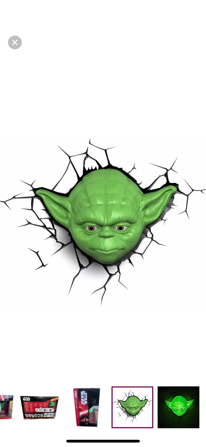 NWT Star Wars Yoda Light image indicator(4)