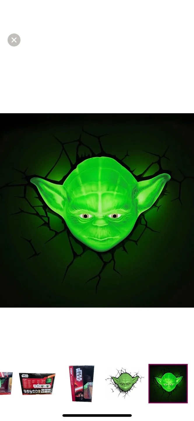 NWT Star Wars Yoda Light image indicator(5)