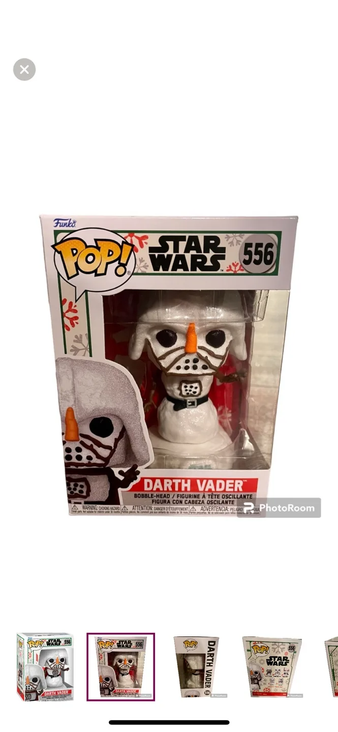 Star Wars Darth Vader Snowman Funko Pop image indicator(2)