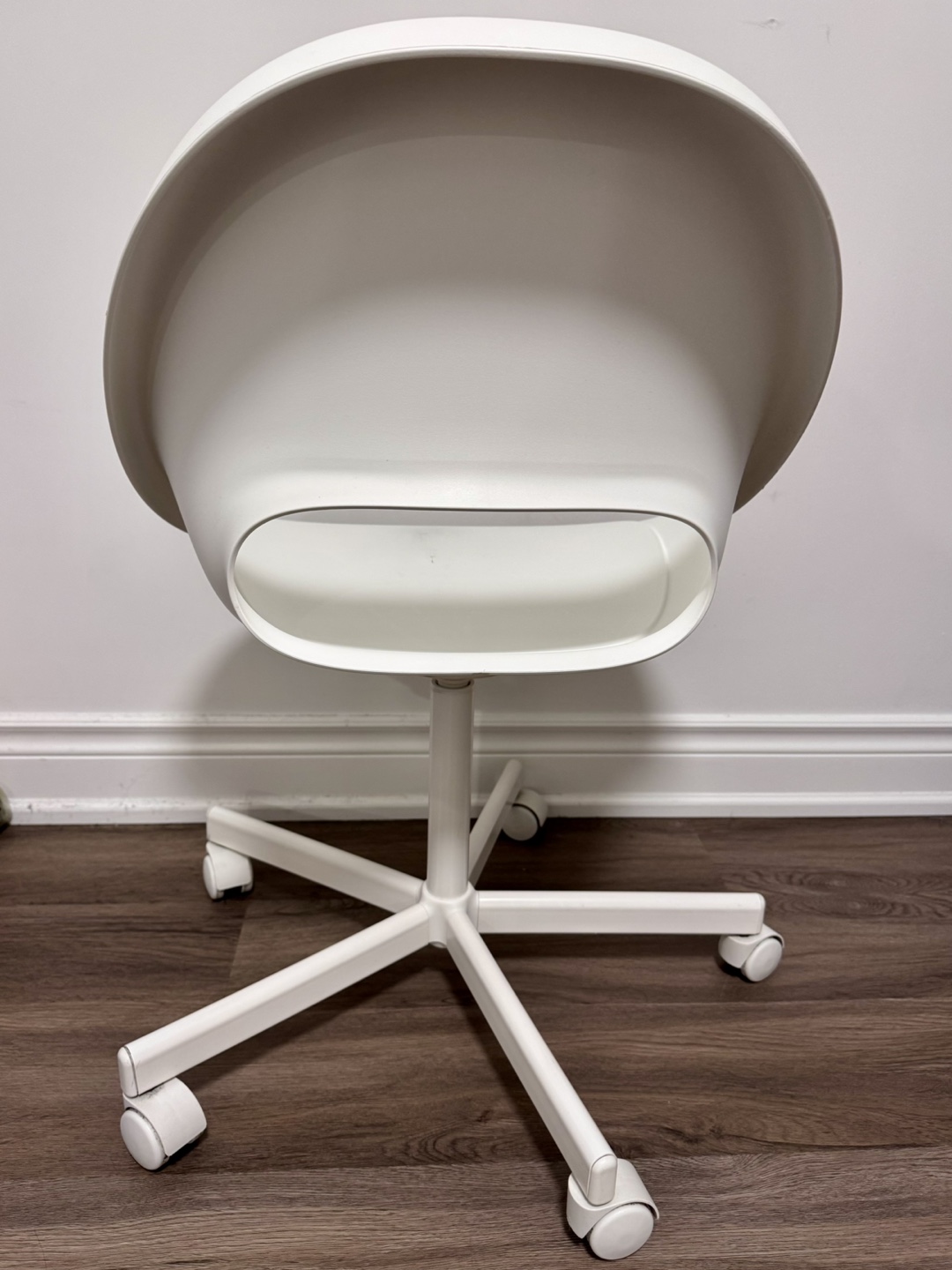 IKEA Vilgot White Swivel Chair - photo 3