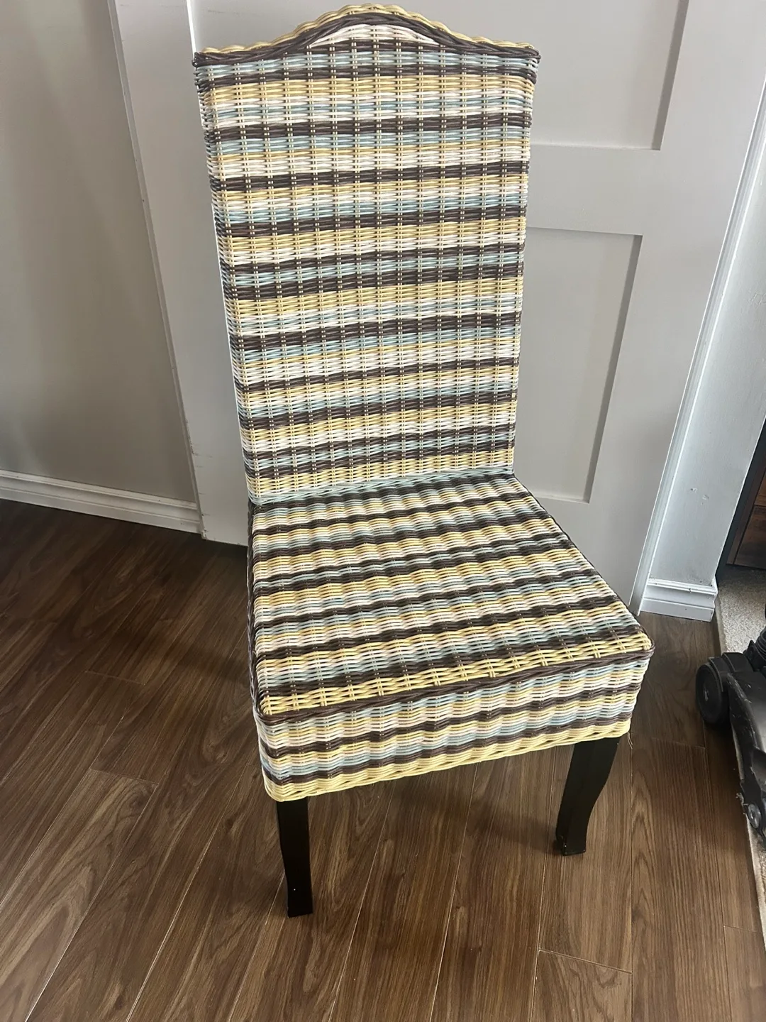 Wicker Dining Chair - Neutral Tones image indicator(2)